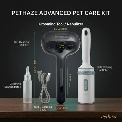 Self-Cleaning Pet Grooming Brush – Removes Loose Fur