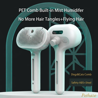 Self-Cleaning Pet Grooming Brush – Removes Loose Fur