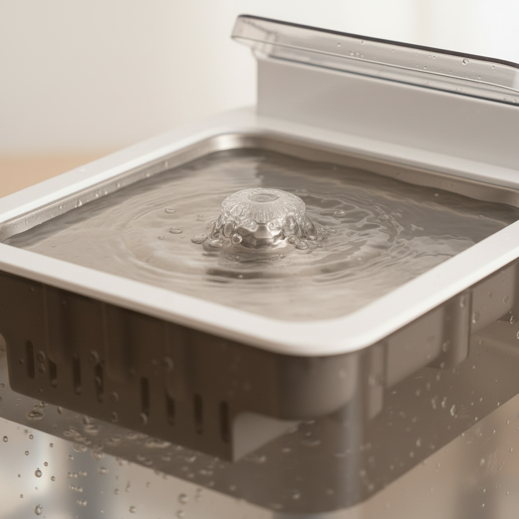 Cat Water Fountain – Detail