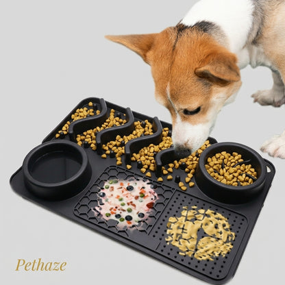 Dog Licking Mat – Slow Feeder Pad for Anxiety & Baths